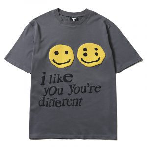Kanye West Graffiti Smile Face I LIKE YOU You’re Different T-Shirt