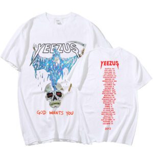 Yeezus Skull God Wants You Tour Shirt